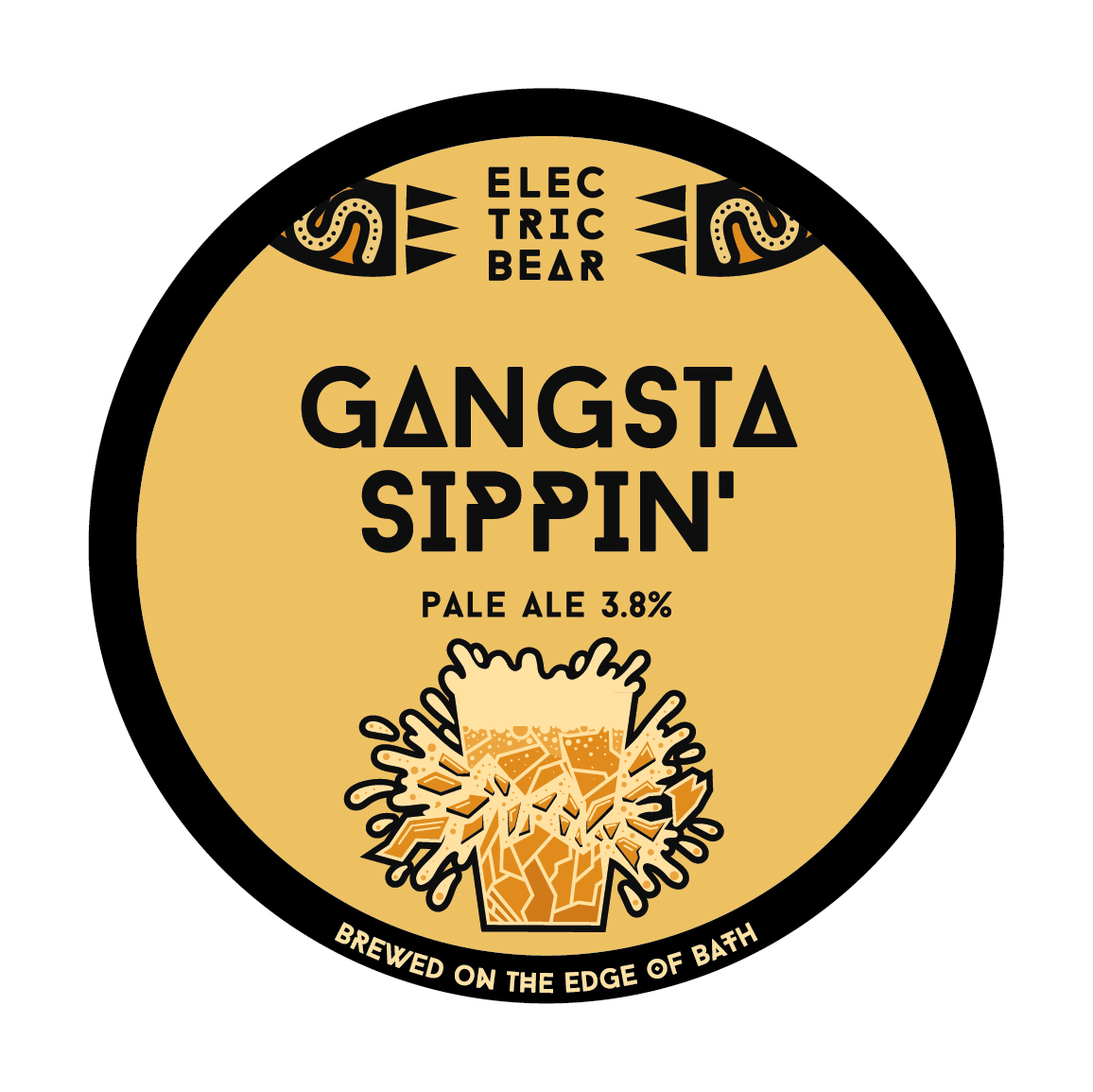 Electric Bear Gangsta Sippin 30Ltr Ekeg Hazy Pale 5.0%