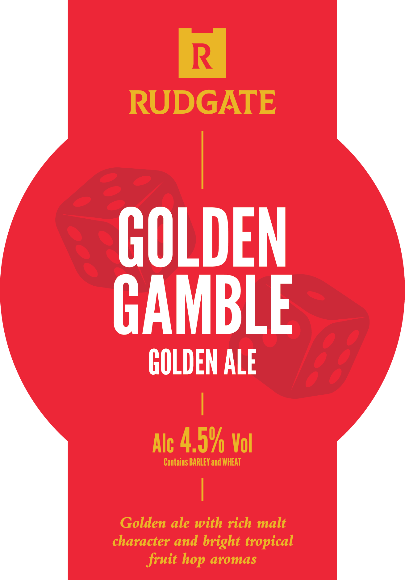 Rudgate Golden Gamble 9 Gallons Golden 4.5%