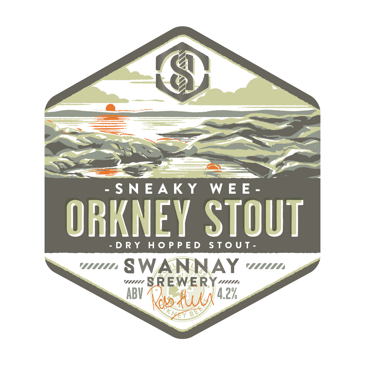 Swannay Sneaky Wee Orkney Stout 9 Gallons Dark 4.2%