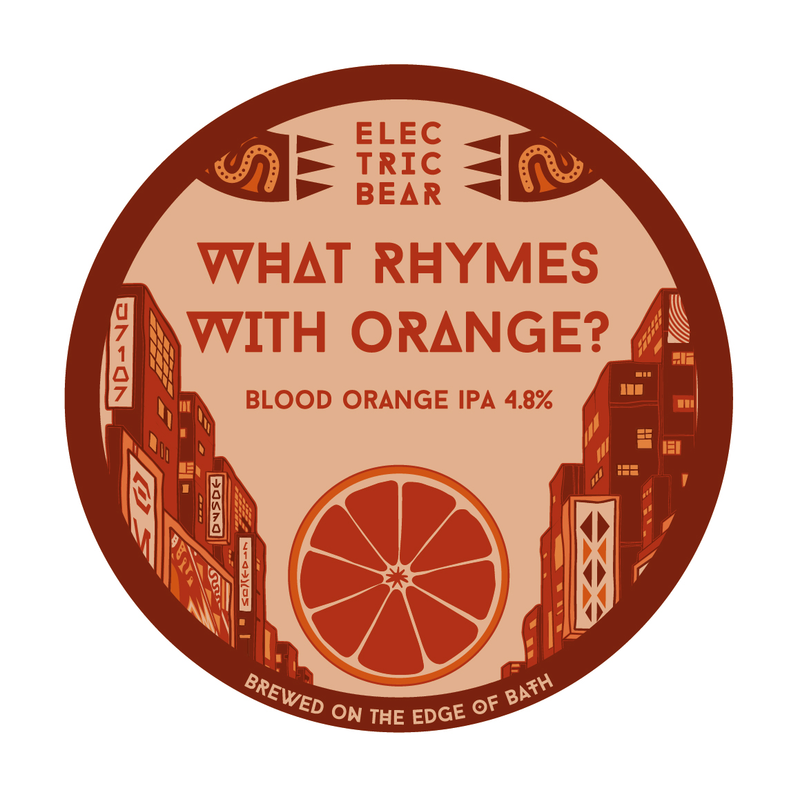 Electric Bear What Rhymes With Orange 30Ltr Ekeg Hazy Gold 5.0%