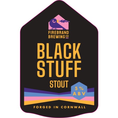 Firebrand Black Stuff Stout 9 Gallons Dark 5.0%