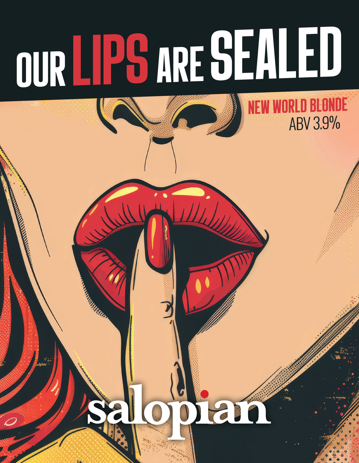 Salopian Our Lips Are Sealed 9 Gallons Blonde 3.9%