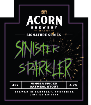 Acorn Sinister Sparkler 9 Gallons Dark 4.2%
